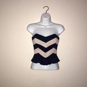 Lucca Couture bustier crop top